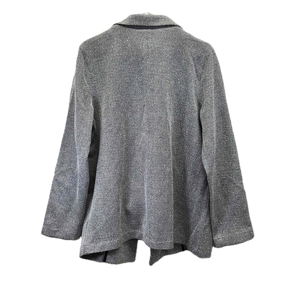 Thread & Supply Gray Womens Notched Lapel Hip Pockets Blazer Jacket XL - Picture 2 of 12